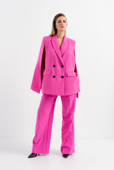 Pantalón ancho fucsia